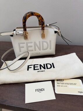 Fendi mini by the way with Tortoiseshell Handles - 100% authentic!